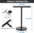 T-Shape Bath Hand Towel Holder Stand - Stainless Steel Free Standing Rack for Bathroom Kitchen & Countertop, 2 Pack