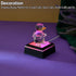 IFOLAINA Multicolor LED Light Base Show Stand, Square Display Plate, 9 Lighting Modes for 3D Crystal Art