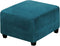 Velvet Square Ottoman Covers Slipcover Square Footstool Protector Covers Storage Stool Ottoman