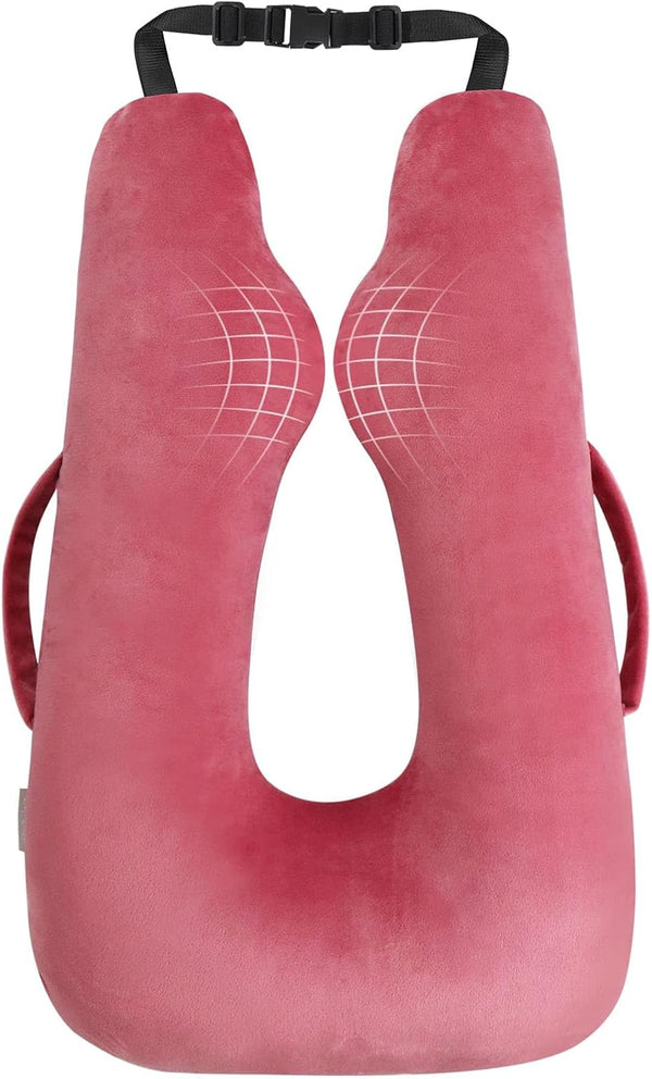 TinlyFinly Car Travel Pillow for Kids Adults, Raised Padding Head and Neck