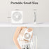 JISULIFE Small Desk Fan, Portable USB Rechargeable Fan, 160° Tilt Folding Personal Mini Fan with 2000mAh Battery, Ultra