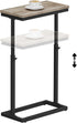 TB01BG083 TUTOTAK End Table, Side Table, Tall Couch Table, Sofa Table, Living Room, Bed Room, Greige