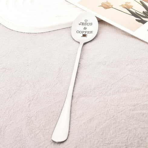 Coffee Spoon for Mom Dad Birthday Gifts for Women, Christmas Gifts for Men, Son, Daughter, Coffee Lovers