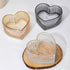 Gray Glass Heart-shaped Candy Bowl, Snack Bowl, Dessert Bowl, Fruit Bowl, Wedding Party Decor - 5 OZ