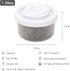 Accmor Salt and Pepper Shakers, Mini Salt Shaker to go Moisture Proof Salt Pepper Shakers Spice Container Dispenser