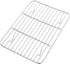 Line Roasting Racks, 1 Pcs 9.8 Inch x 7.3 Inch High Strength Stainless Steel Grill Racks for Baking and Cooling