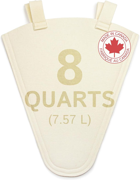 Store The Felt Wool Maple Syrup Filter Cone - Heavy Duty Reusable Filter