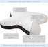 pillosophy SleepTheory Pillow Butterfly Shape Memory Foam Core Contoured for Neck & Shoulder Alignment Washable Cover