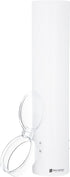 San Jamar Medium Cup Dispenser for 4-10 Oz. Cups, White Plastic, 16 Inches, Flip Cap for Restaurants