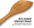 Large Wooden Cooking Spoons, Acacia Spatula for Mixing and Serving, Non-Stick Kitchen Utensils, Long Handle Spoon