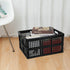 Utiao 34 3 Packs Quart Collapsible Storage Bins, Folding Crate, Milk Crate