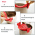 Snap Strainer, Clip-on Heat Resistant Silicone Colander for Pots, Hands-free Pour Spout for Pasta, Vegetables