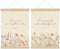 PLKMN Girls Room Decor, Pink Wildflower Baby Girl Nursery Decor Set of