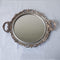 Yash YANIZU Decorative Mirror Tray, Round with Handles, Organizer for Perfume, Makeup, Jewelry,