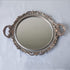 Yash YANIZU Decorative Mirror Tray, Round with Handles, Organizer for Perfume, Makeup, Jewelry,