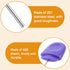 Cake Tester Needle, Reusable Stainless Steel Cake Testing Probe Stick for Baking Tools, Cupcake, Bread, Biscuit