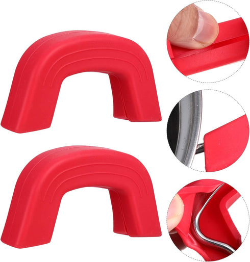 Assist Pan Handle Holder Silicone, Hot Skillet Handle Covers for Cast Iron Skillets, Enameled Griddles, Frying Pans