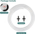 Gevi Household Drain Hose Extension for Nugget Ice Maker GIMN-1000, 1/4'' ID x 6 Feet, Durable Silicone Material