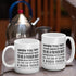 Inappropriate Coffee Mugs with Sayings, Funny Rude 11 or 15 oz. White Ceramic Gag Jokes for Office Friends