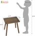 AWASEN Side Table, Small Wood End Table Living Room, Mini Bed Side Table Modern Accent Nightstand with Solid Wood