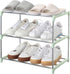 Jucaifu Stackable Small Shoe Rack, Entryway, Hallway and Closet Space Saving Storage