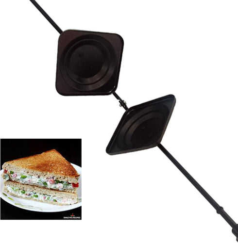Shriya Sandwich Maker Grill, Nonstick Gas Sandwich Toaster, Panini Maker, Stove Top