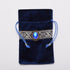 BLESSUME Square Velvet Altar Tarot Table Cloth and Pouch, Dark Blue