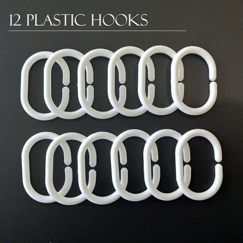 EurCross 9G Clear Extra Long Shower Curtain Liner, 72 x 84 inches with 5 Magnets, Heavy Duty PEVA Plastic