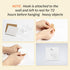 Jetec 6 Pieces Clear Acrylic Hat Hooks, Heavy Duty Wall Mounted Coat and Towel Hook, Self Adhesive Jewelry Organizer