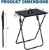 LOFTEY TV Tray Table, Folding TV Dinner Table, Portable TV Tables for Living Room for Eating, Heavy Duty Foldable Side