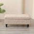 48) Eco-Ancheng Storage Ottoman Cover Rectangle Ottoman Slipcover Folding Storage Bench Cover Footrest Stool Slipcover