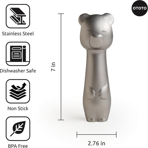 OTOTO Ice Cub Bear Ice Cream Scoop - Cool Kitchen Gadgets, White Elephant Gifts, Cute Kitchen Accessories, Funny Gifts
