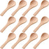 Boao 50 Pcs Small Wooden Spoons, 3.5'' L, Mini Wood Natural Tiny Spoons for Jars, Sugar, Creamer, Honey