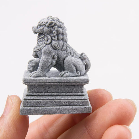 ZORZA Mini Chinese-Style Sandstone Figurines, Enchanting Garden Bridge for Fairy Gardens and Miniature Decor