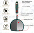 Silicone Spatula Set of 2 - Tenta Kitchen Slotted Angle Spatula, Round Pancake Spatula, Heat Resistant