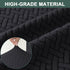 Ottoman Cover Square Jacquard Stretch Square Ottoman Slipcovers Thick Folding Storage Covers Square Footstool Protector