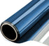 WPCTEV One Way Mirror Window Film - Daytime Privacy Heat Control Non-Adhesive Tint for Home & Office Blue & Silver
