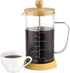 wedrink French Press Coffee Maker 34oz - Thicken Heat-Resistant Borosilicate Glass with Bamboo Lid (1000ml)