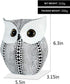 Owl Decor Sculpture for Home, Office, Bookshelf, TV Stand, Minimalist Resin Animal Crafts Gift for Friends, Family