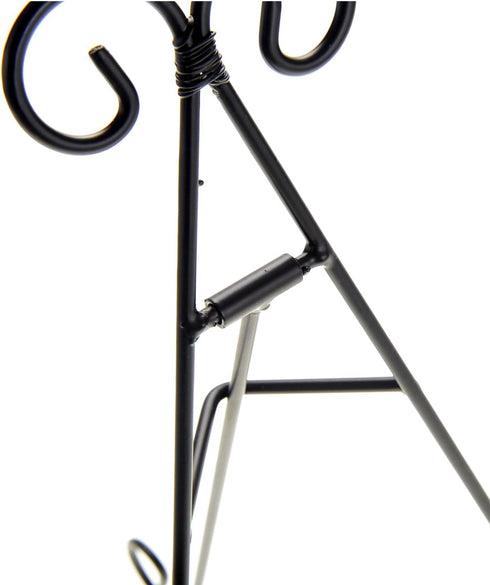 PowerTRC 12" Iron Display Stand for Pictures, Books, Plates, Art, and More