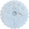 Regency Wraps Fabric Stem Wraps, Pack of 12, White, Elegant Table Decor for Stemmed Glass Bases