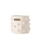 PEHR Pom Pom Basket, Pint (Blush) | 100% Cotton Canvas Storage for Nursery, Playroom & Home