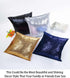 ShinyBeauty 24x24-Inch Silver Sequins Pillow Case - Decorative Throw Pillow Covers for Sofa Accent Toss Pillows