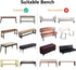 Room,A19 CRFATOP Dining Bench Cover Printed Seat Cushion Slipcovers Stretch Upholstered Slipcover Removable Washable
