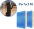 HQRP 4-Pack Wick Filter T Compatible with Honeywell HFT600, Replacement for HEV615, HEV620, HEV600 Humidifiers