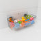 COLINCH Bathtub Toy Storage Clear Bath Toy Holder with Drainage Holes, Wall-Mounted No-Drill