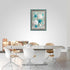 citari Coastal Wall Art - Starfish and Shells Canvas Print for Beach Bathroom and Bedroom Decor