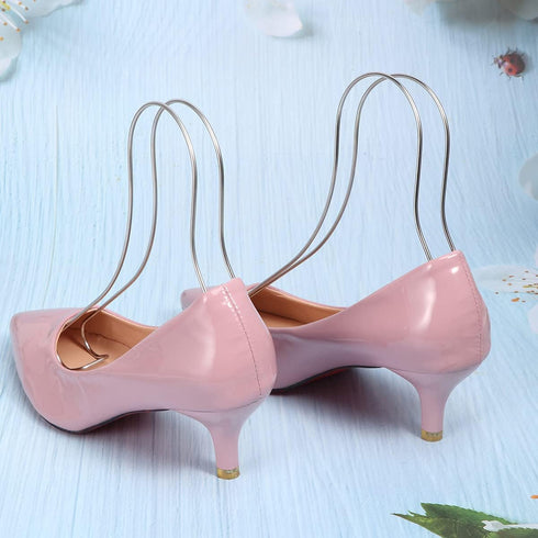 2Pcs Holibanna Metal Shoe Display Stand Adjustable High Heel Shoe Brace Holder for Home Store Retail Use Durable