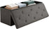 ZEUKMXOO 30 inch Storage Ottoman Bench, 30 inch Folding Storage Bench Ottoman, for