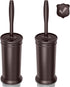 UPTRONIC Toilet Brush, Aluminum Alloy Toilet Brush and Holder Set with Long